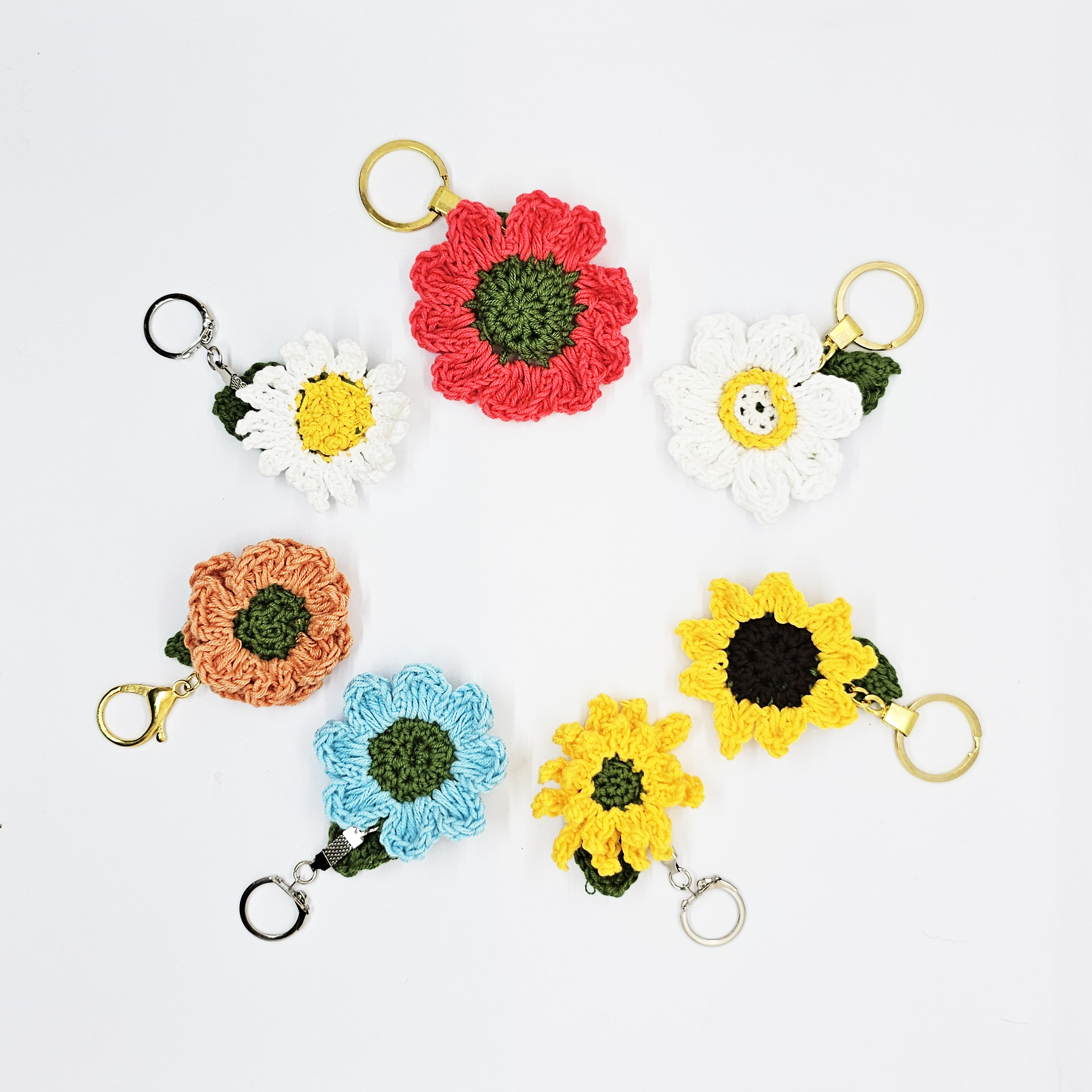 szydelkowy breloczek kwiaty (1)