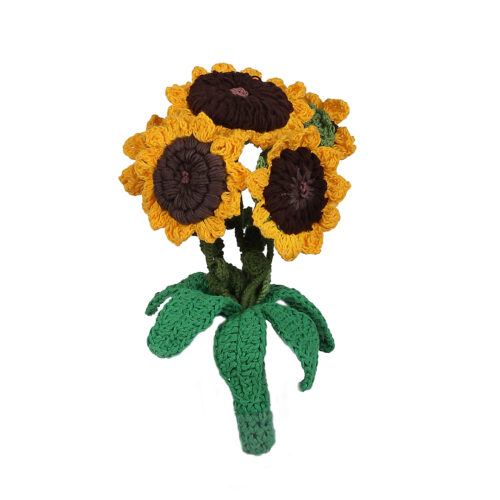 dziergany kwiat slonecznik (2)